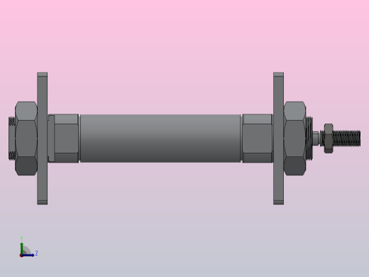 欧洲标准气缸HC85系列[HCD85N20-50-A]左视缩略图