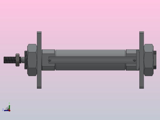 欧洲标准气缸HC85系列[HCD85N20-50-A]右视缩略图