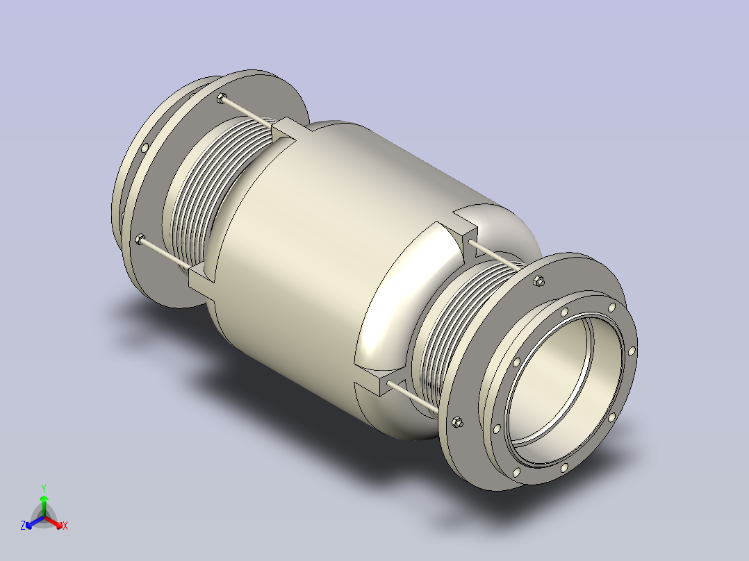 CB╱T 1153-2008[PBN型膨胀节PBN16500Z]主视图
