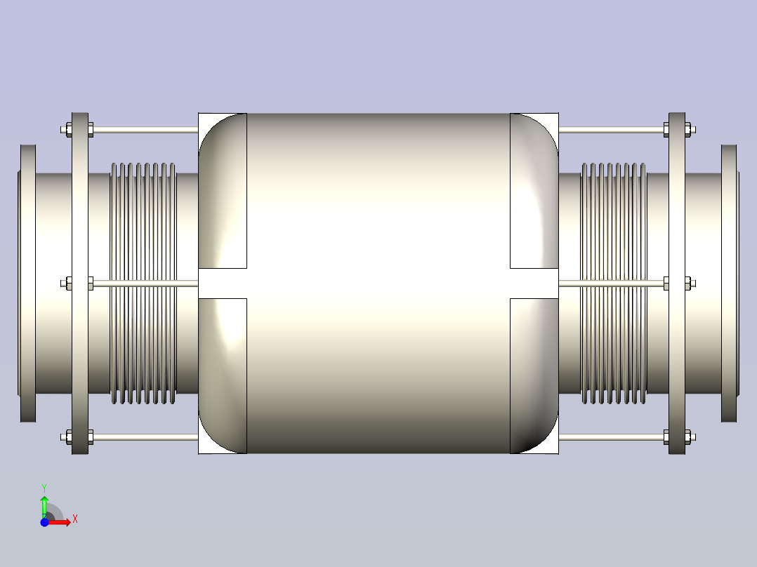 CB╱T 1153-2008[PBN型膨胀节PBN16500Z]前视图