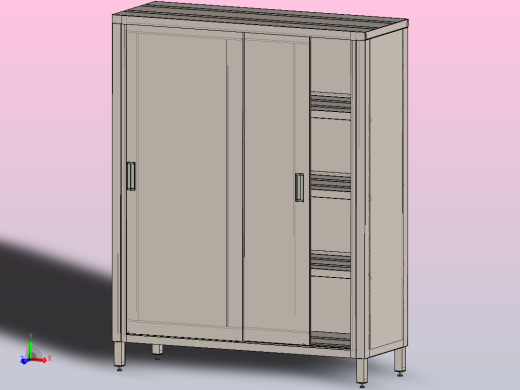 带推拉门的衣柜