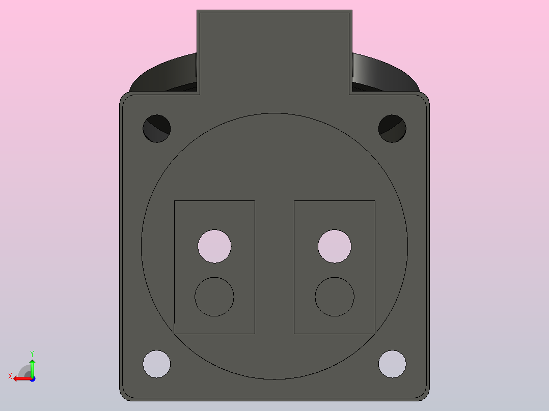 230v插头，带约东帽后视图