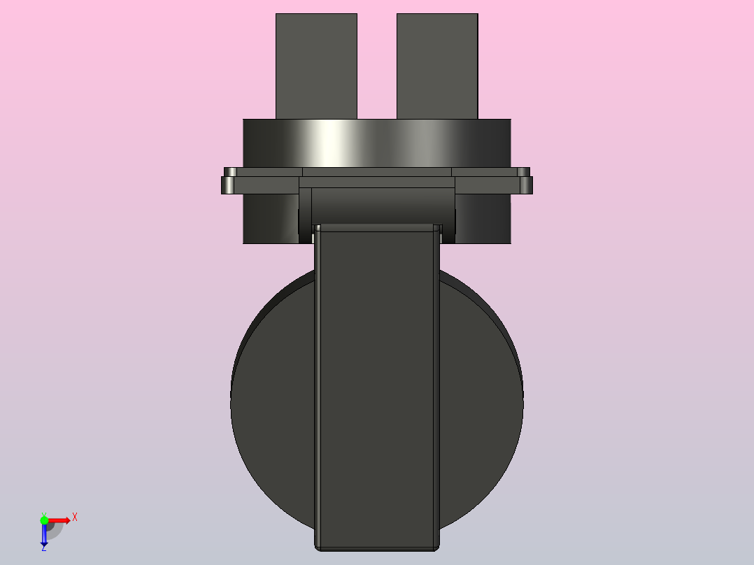 230v插头，带约东帽俯视图