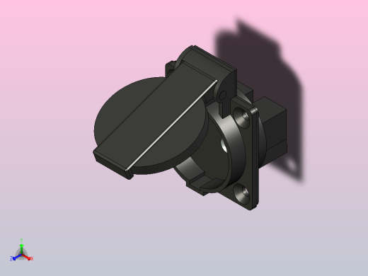 230v插头，带约东帽正等轴测缩略图