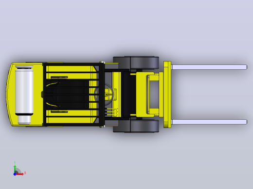 叉车3D前视缩略图