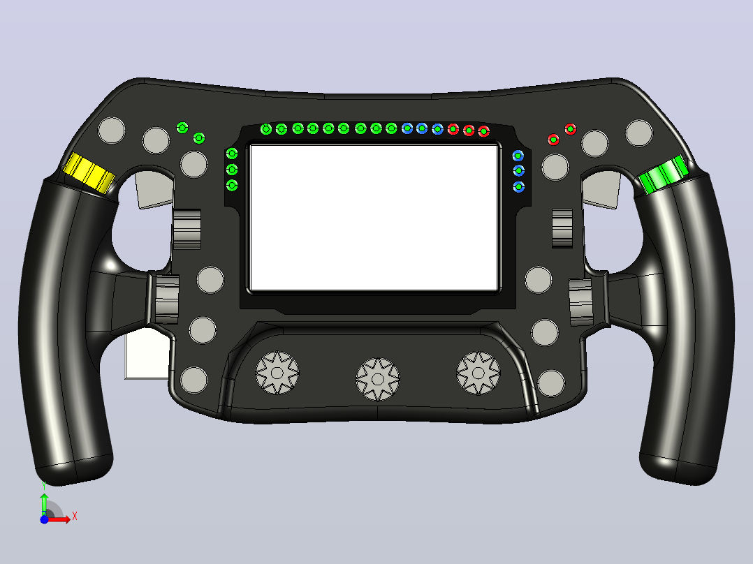 F1方向盘前视图