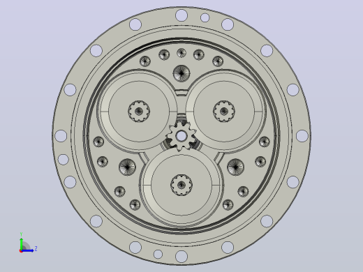 RV减速器常规产品外形图ZD-35BX- -RVE-B-B-19X30Key6L100-3001左视缩略图