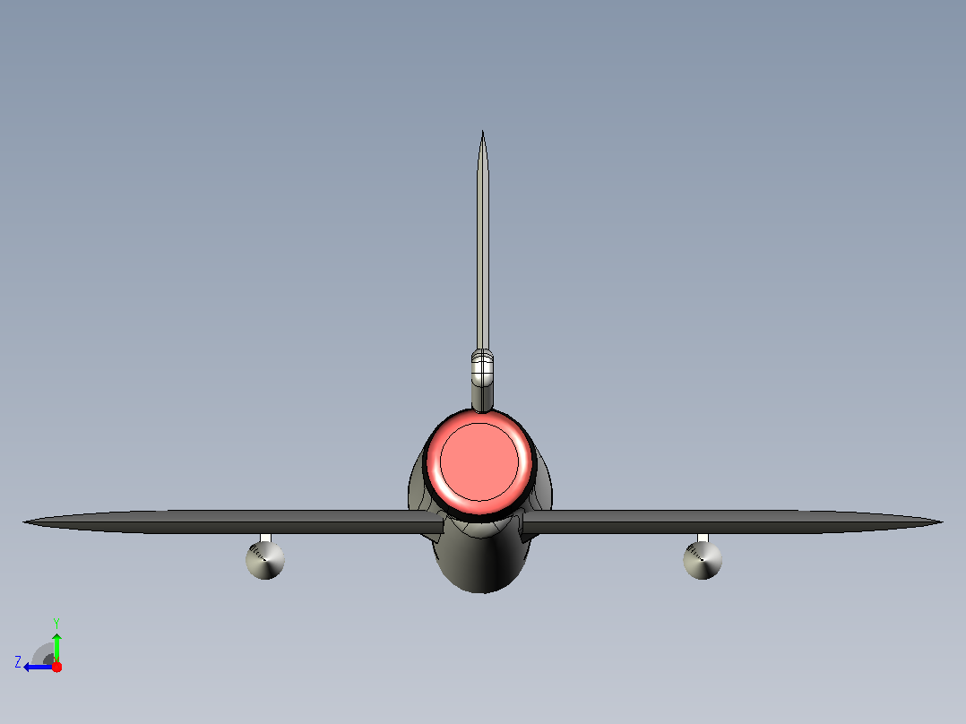 F-106拦截飞机右视图