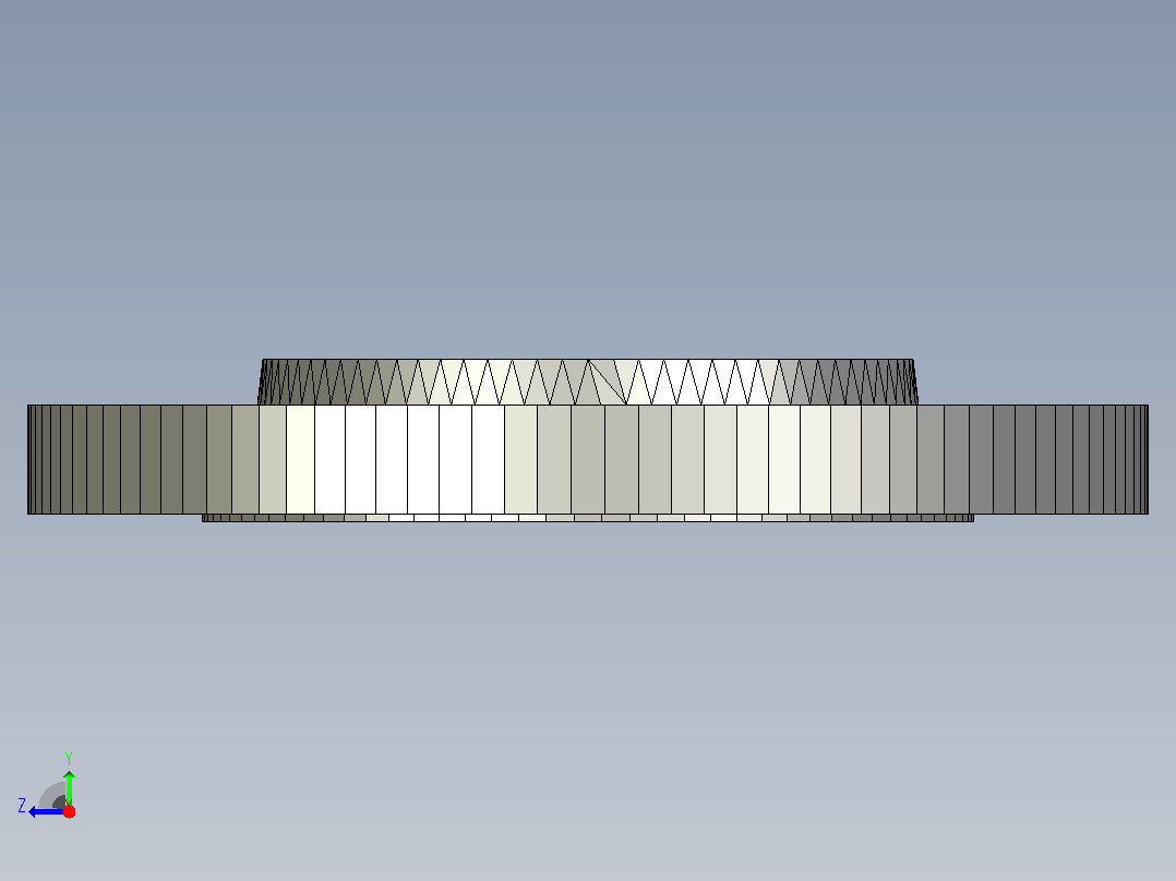 ASME B 16.5 SORF法兰# 150 NPS 15至NPS 600右视图