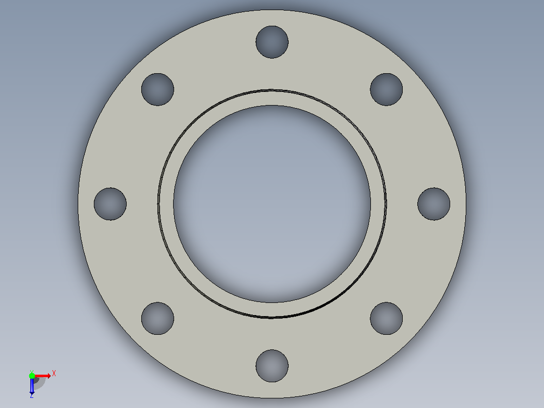 ASME B 16.5 SORF法兰# 150 NPS 15至NPS 600俯视图