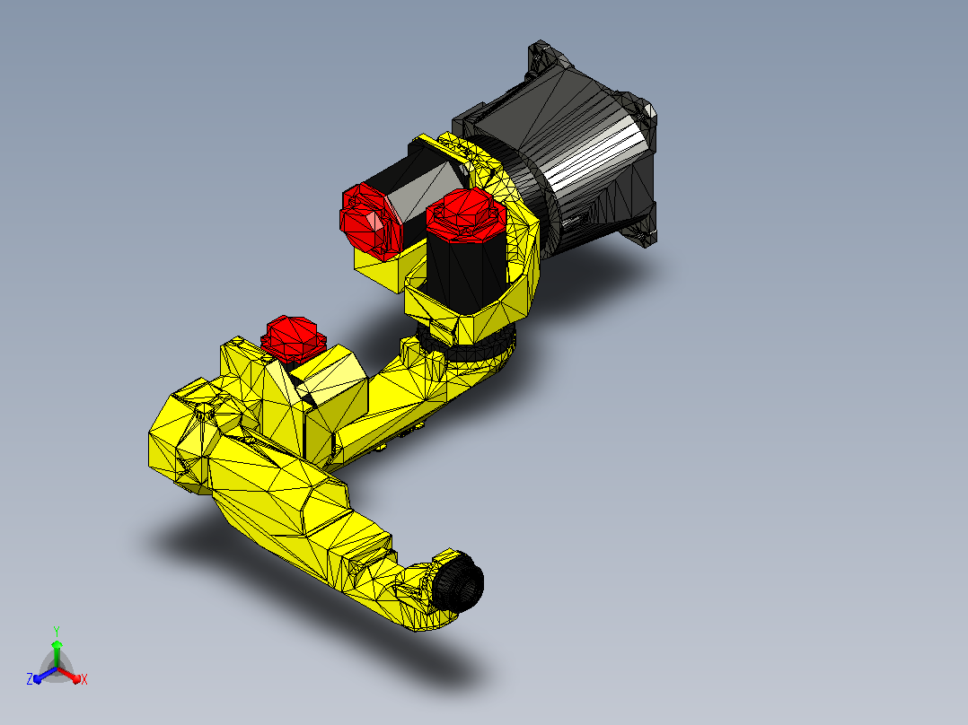 FANUC M-10Ia12s机器人主视图
