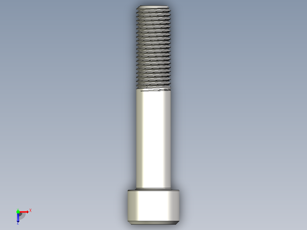 DIN_EN_ISO_4762_M30x160.ipt内六角螺钉俯视图