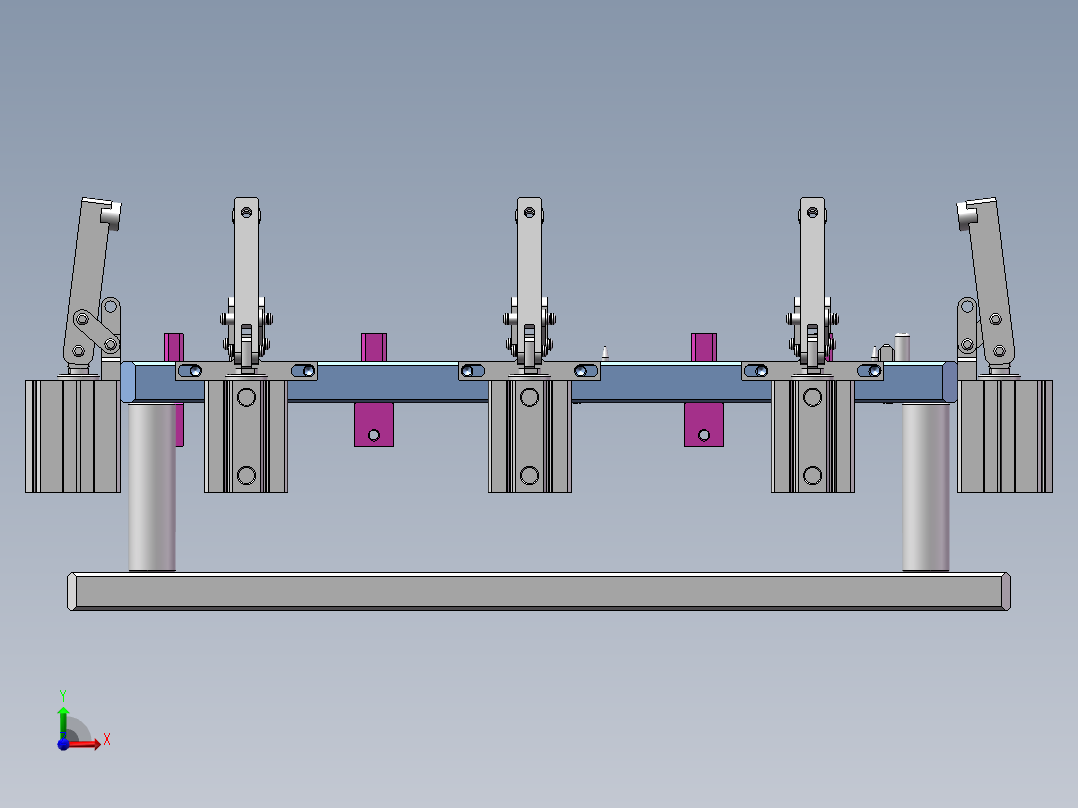 工装定位治具-2sw18前视图