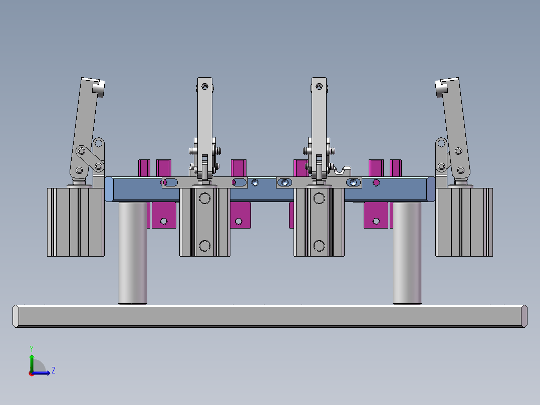 工装定位治具-2sw18左视图