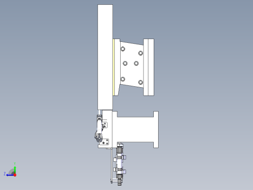 瓶盖整位机构sw20可编辑右视缩略图