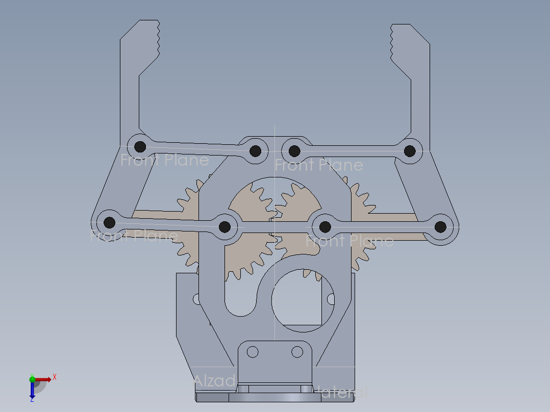 dagu-6-dof-robotic-arm SW主视图