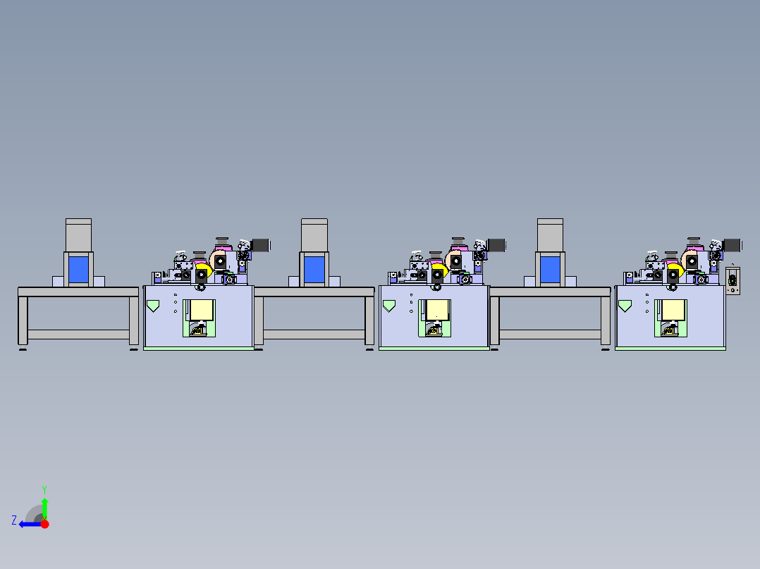 卷材1320印刷机（含bom）sw12可编辑右视图