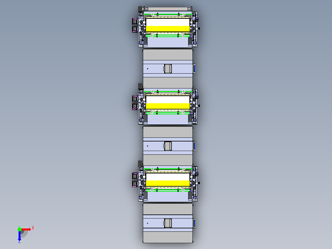 卷材1320印刷机（含bom）sw12可编辑俯视图