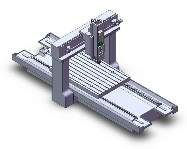 龙门加工中心光机3D模型