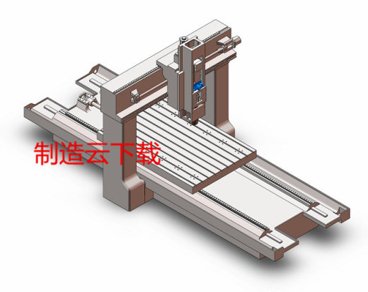 龙门加工中心光机3D模型缩略图