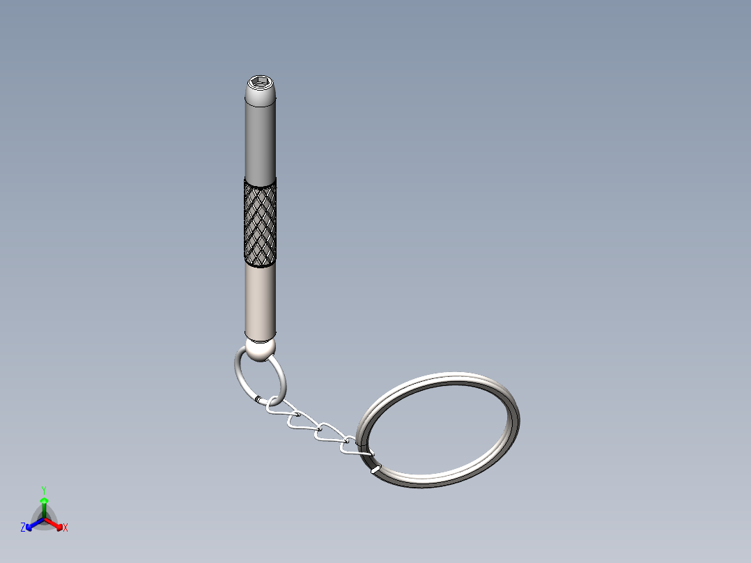 小螺丝刀正等轴测图