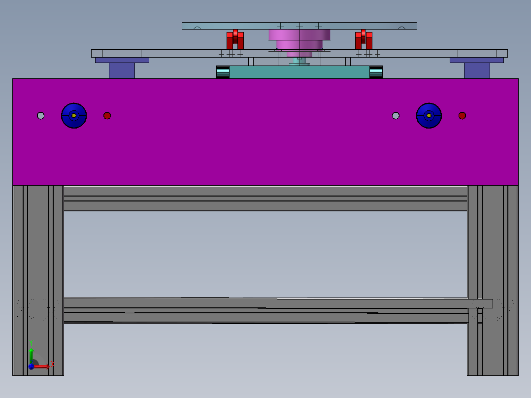 B7_重型顶升移载机（）前视图