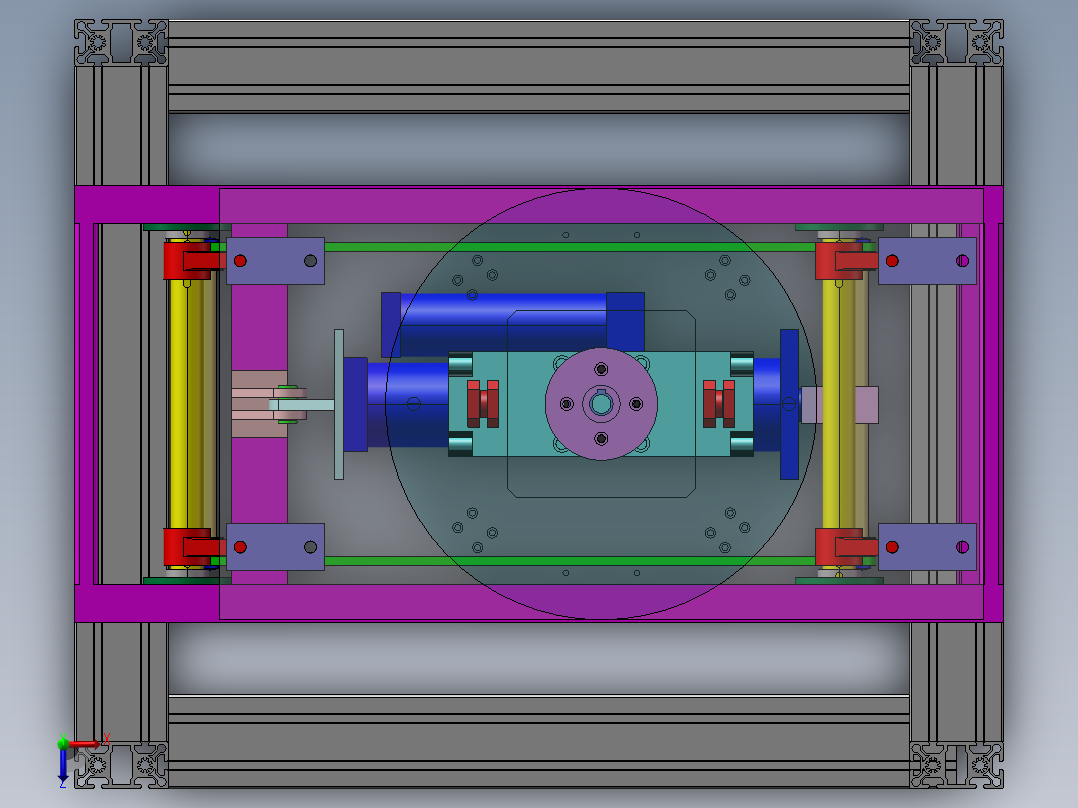 B7_重型顶升移载机（）俯视图