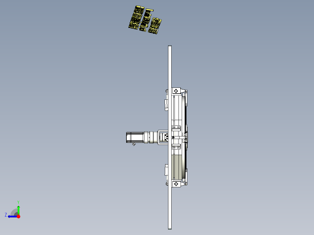A1_12站式精密环形导轨线SW2016右视图