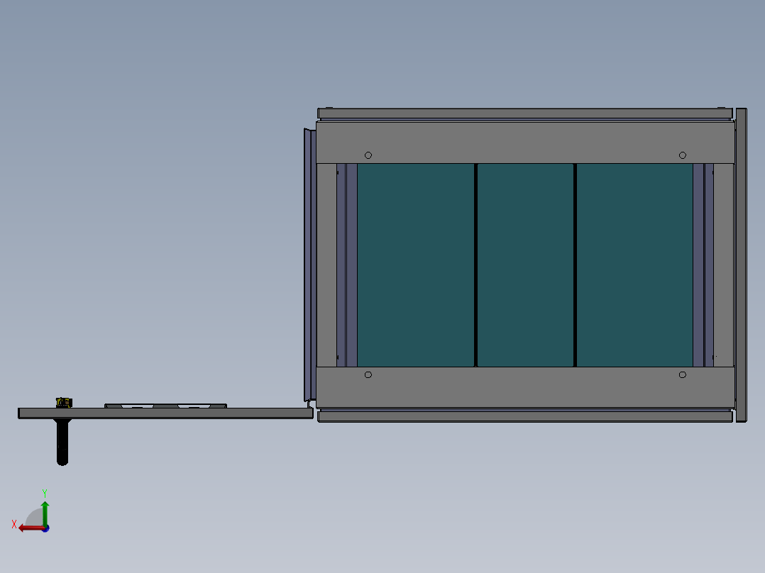 【E95】【IGS】【转】钣金机柜后视图
