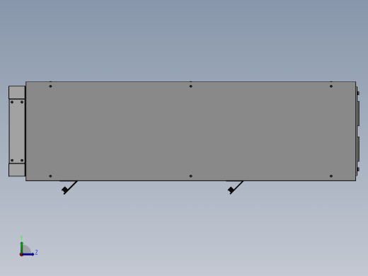 【E95】【IGS】【转】钣金机柜左视缩略图