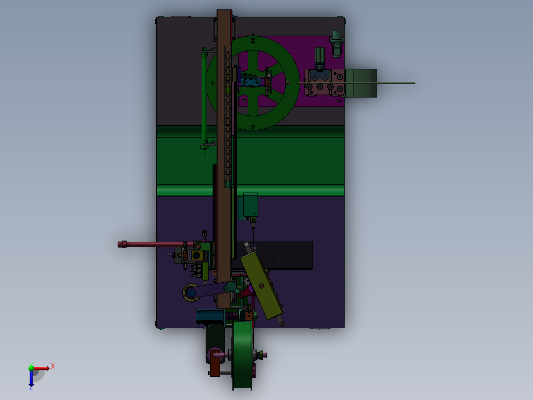 自动绕线扎线机3d图纸 同步带移栽机械取料 绕线扎线一体3d模型俯视图