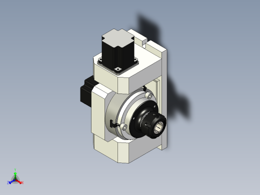5轴组装机床轴承座