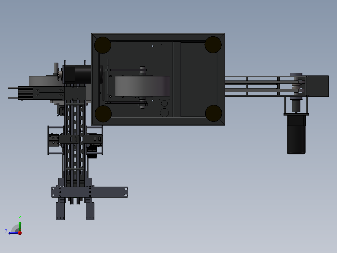 电池包膜设备右视图