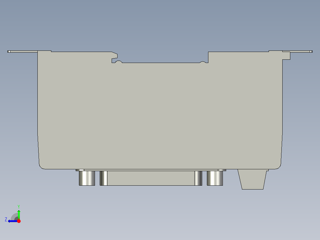基恩士N-400_kc图纸模型右视图