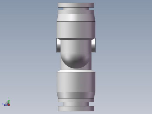 气动接头-Y型三通APYW8-6（8变6）右视缩略图