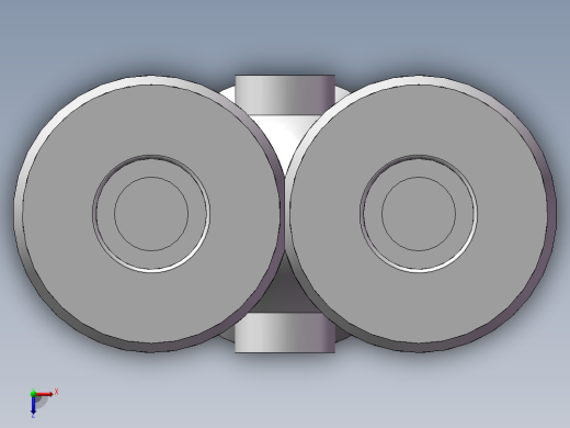 气动接头-Y型三通APYW8-6（8变6）俯视缩略图