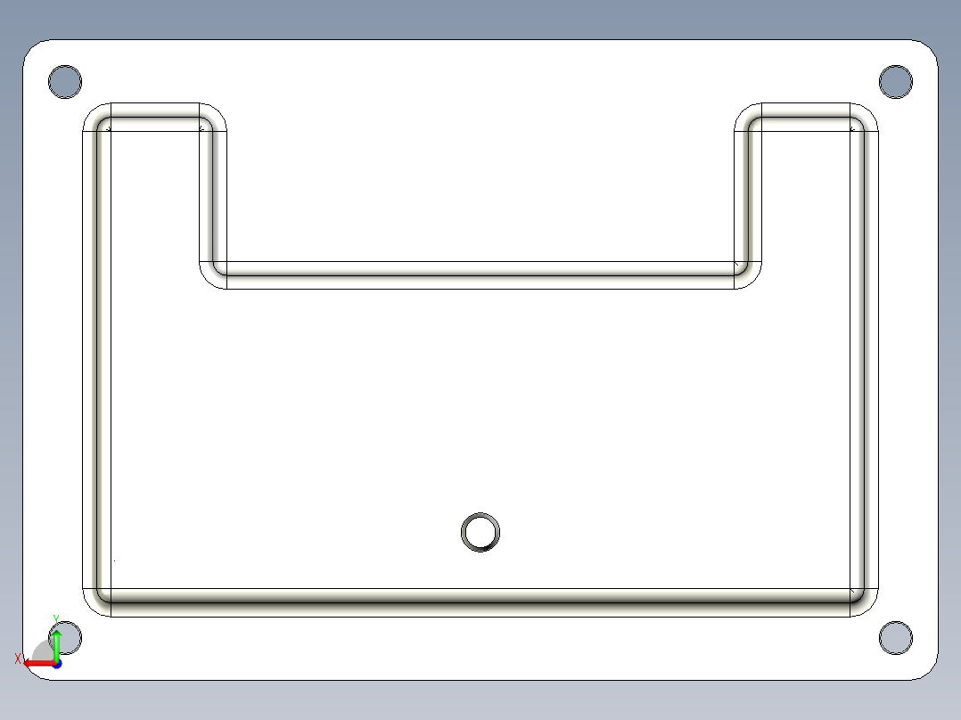 盤式取手SK-3D多系列多零件图纸模型后视图