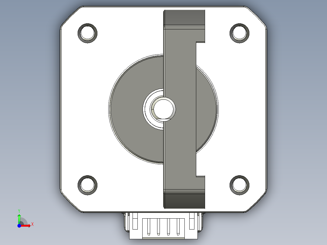 NEMA17步进电机17HS4023前视图