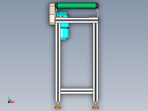 LE-XC4040-左边驱动轻载皮带线-负载40kg前视缩略图