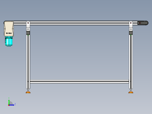 LE-XC4040-左边驱动轻载皮带线-负载40kg左视缩略图