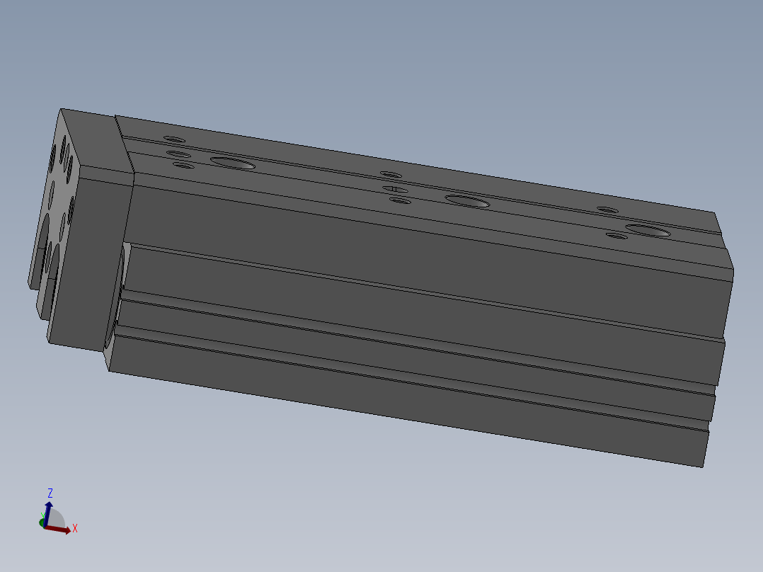滑台气缸HLQ25X75S