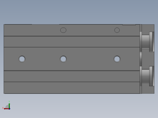 滑台气缸HLQ25X75S后视缩略图