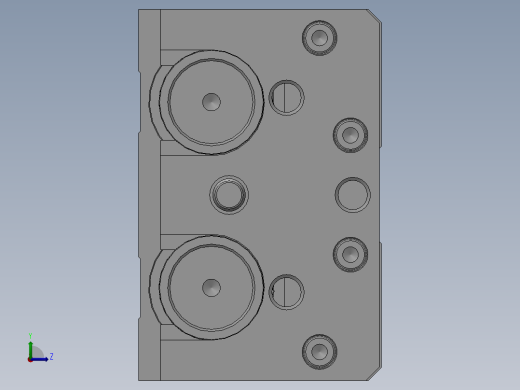 滑台气缸HLQ25X75S左视缩略图