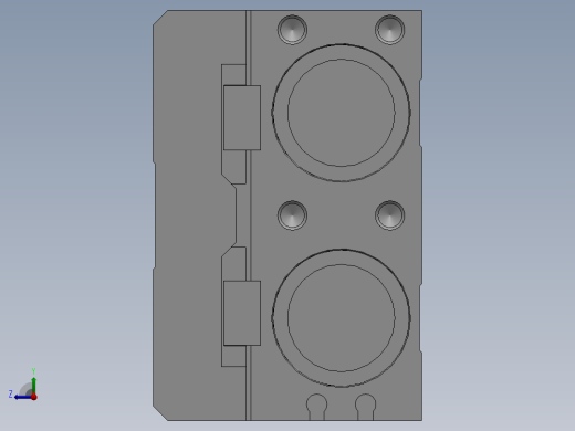 滑台气缸HLQ25X75S右视缩略图