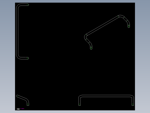 控制箱取手KG-2D多系列多零件图纸模型