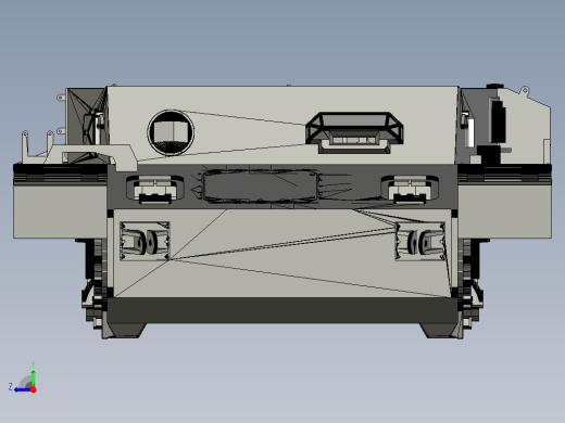 Panzer IV四号中型坦克1比16模型3D打印图纸 STL格式右视缩略图