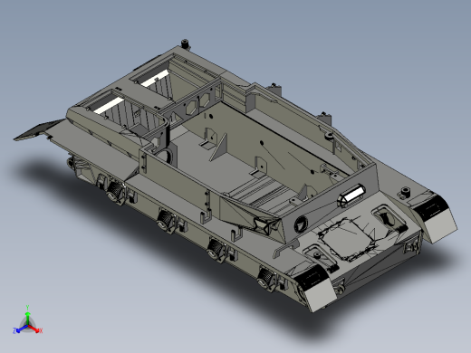 Panzer IV四号中型坦克1比16模型3D打印图纸 STL格式正等轴测缩略图