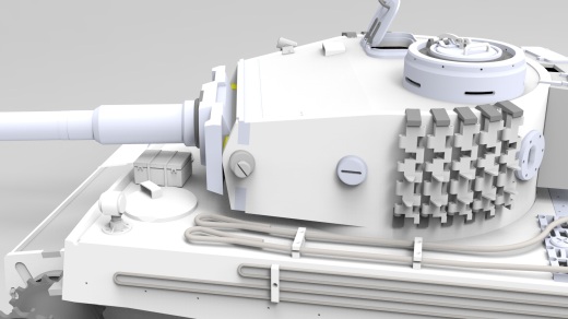 Panzer IV四号中型坦克1比16模型3D打印图纸 STL格式缩略图