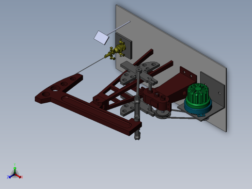 磕头机正等轴测缩略图