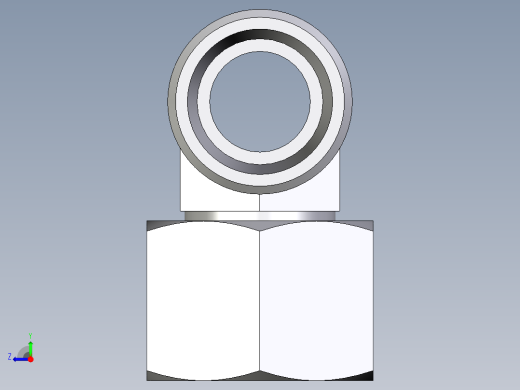 卡套式工业通用硬管接头EO_Swivel_nut_branch_tee_ET15LOMD71右视缩略图